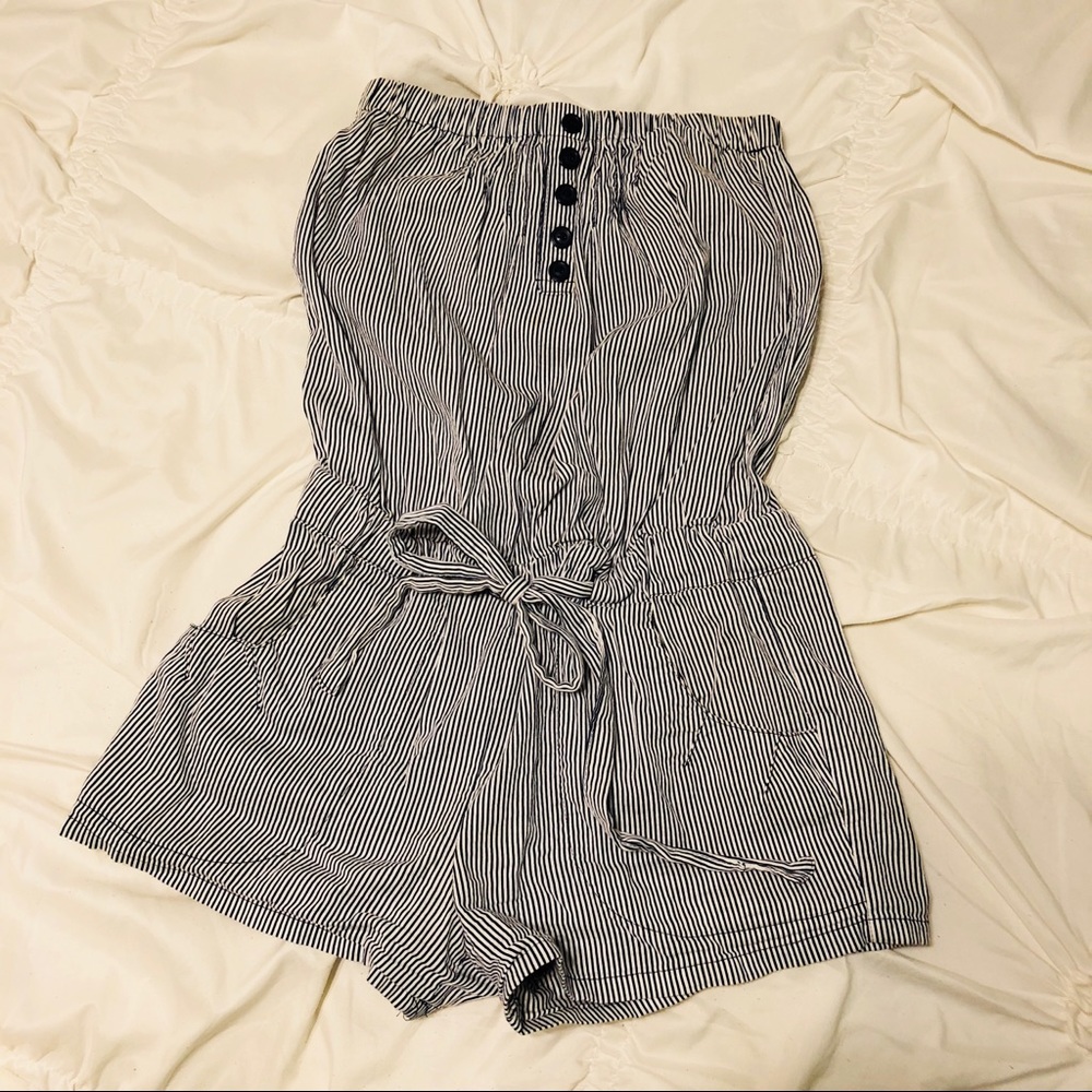 Seersucker Romper